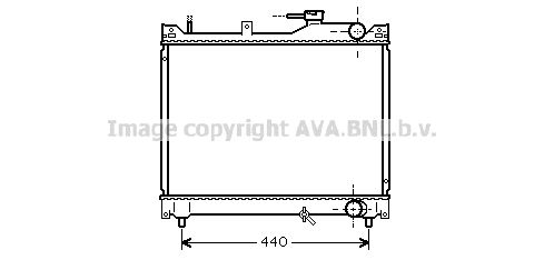 AVA QUALITY COOLING Radiaator,mootorijahutus SZ2079